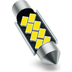 VenCore 3216-10100 - C5W Festoon 39mm - Λάμπα LED Σωληνωτή για Βάση C5W 39mm Festoon 8 SMD 5630 2W 400 Lumen 12 Volt Ψυχρό Λευκό 6000K