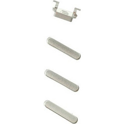 Σετ Εξωτερικά Πλαϊνά Πλήκτρα (Power Volume Mute Switch) για iPhone 6 - Ασημί
