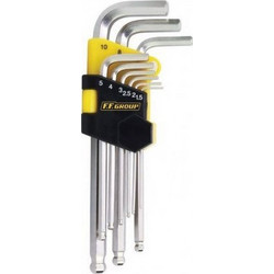 F.F. Group Σετ Allen 1.5-10mm 9τμχΚωδικός: 34760
