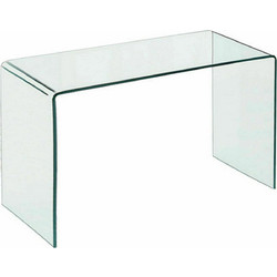 Woodwell Glasser Γραφείο Υπολογιστή Γυάλινο 120x60x75cm ΕM736