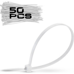 Δετικά 50τμχ 9x600mm Λευκά BORMANN PRO BCR5034 050605