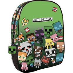 Minecraft Characters Παιδικό Σακίδιο Πλάτης 30x26x10 cm