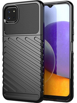 Powertech Thunder Back Cover Black (Realme 8/8 Pro)