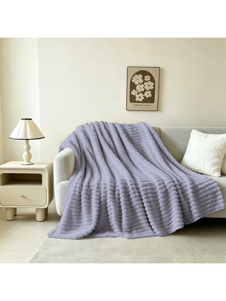 ΓΟΥΝΙΝΗ ΚΟΥΒΕΡΤΑ ΚΑΝΑΠΕ PERSA GREY/LILAC (100X150) - MELINEN