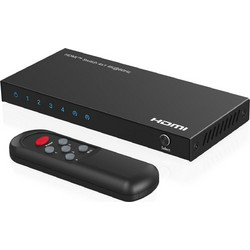 Microconnect HDMI Switch 4K60Hz 4x1 HDCP 2.2 με τηλεχειριστήριο