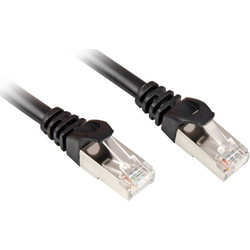 Sharkoon S/FTP Cat.6 Καλώδιο Δικτύου Ethernet 20m Black 4044951020393
