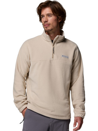 Columbia Steens Mountain TM Half Zip Ανδρικό Αθλητικό Φούτερ Μπεζ 1620191-271