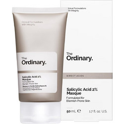 The Ordinary Salicylic Acid 2% Κρεμώδης Μαύρη Μάσκα Προσώπου για Καθαρισμό με Άνθρακα 50ml