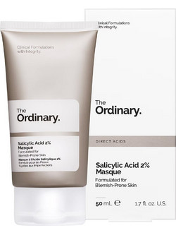 The Ordinary Salicylic Acid 2% Κρεμώδης Μαύρη Μάσκα Προσώπου για Καθαρισμό με Άνθρακα 50ml