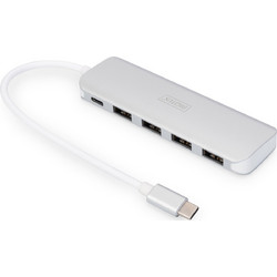 Digitus DA-70242 USB Hub 3.0 USB-C με 5 Θύρες USB-A / USB-C