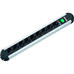 Bachmann Πολύπριζο 9 Θέσεων PRIMO με USB-A και Καλώδιο 1.75m Ασημί (330.072)