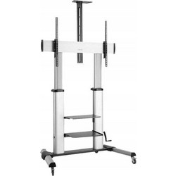 Βάση τηλεόρασης/οθόνης 60"-100" ασημί (Display cart)