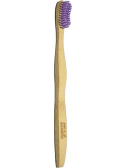 Smile Bamboo Medium Οδοντόβουρτσα Μωβ