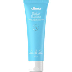 Clinea Caring Bubbles Cream To Cleanser Αφρός Καθαρισμού Προσώπου 150ml