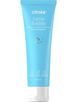 Clinea Caring Bubbles Cream To Cleanser Αφρός Καθαρισμού Προσώπου 150ml