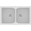 Sanitec Classic 322 Επικαθήμενος Νεροχύτης Γρανίτη Ματ White 81x50cm