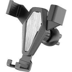Gravity smartphone car holder, silver (YC07) - OUTLET