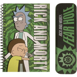Rick and Morty Notebook & Pencil Case