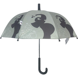 Follow the Duck - Umbrella with Elephant Print - Sage Green - 64 cm - Clothing