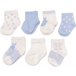 Gamberritos Καλτσάκια Newborn Σετ 7τμχ. Σιέλ