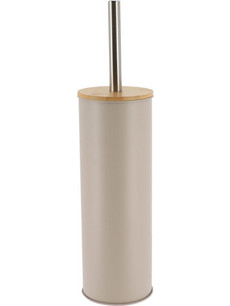 Πιγκάλ Μεταλλικό Beige Με Μπαμπού Καπάκι MRShome (100 Μήκος x 390 Ύψος x 100 Πλάτος) 1Τεμ