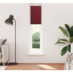 vidaXL Πλισέ Στόρι Μπορντό Κόκκινο 40x200 εκ. Πλάτος Υφάσματος 39,4 εκ. Πολυεστέρας