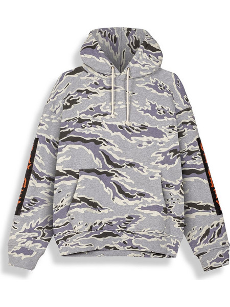 Grimey Odd Cutlass Camo Regular Hoodie Ανδρικό Φούτερ με Κουκούλα Γκρι GCH666-GCMO