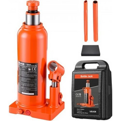Υδραυλικός Γρύλος Μπουκαλιού VEVOR 4 Ton (8818,5 lbs (4000,00 kg)) 194-379 mm Εύρος Ανύψωσης, για Μεσαίου Μεγέθους Σεντάν, Μεσαίου Μεγέθους SUV, Βαν, Επισκευή Αυτοκινήτων & Ανύψωση Σπιτιού, Πολυκατευθ