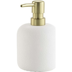 Dispenser Μπάνιου (Φ9.4x14.8) L-C Aquamarbe Blanc/Or 1801912