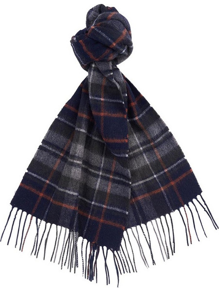 BARBOUR BARBOUR NEW CHECK TARTAN SCARF USC0137-BRNY95.2 DarkBlue