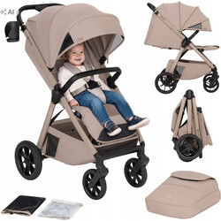 Lionelo Bett Καρότσι Ταξιδίου έως 22kg Beige Sand
