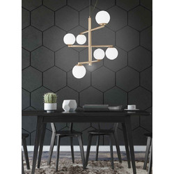 Ondaluce GIZAH ORO Gold Κρεμαστό Φωτιστικό Οροφής Πολύφωτο LED Χρυσό