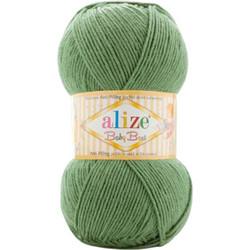 Νήμα για πλέξιμο ALIZE BABY BEST AL-954 100γρ. πράσινο