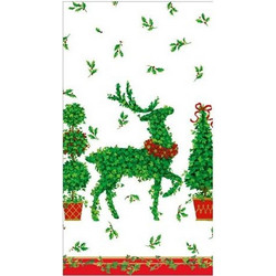 Xαρτοπετσέτες Guest Animal Topiaries 10.8x19.8cm Caspari (15 Tεμάχια)