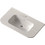 Karag Nordic 80 Ένθετος Νιπτήρας Μπάνιου Πορσελάνης 80x46cm Λευκός 5206836755595
