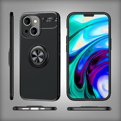 Ancus Autofocus Shock Proof Ring Holder Back Cover Black (iPhone 14 Plus)