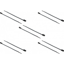 DELOCK 18950 Δεματικά με οπή 200 x 4,8 mm, 10 τεμάχια