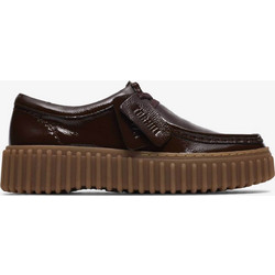 Clarks γυναικεία μοκασίνια λουστρίνι ''Torhill Bee'' - 26186667 Καφέ