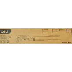 DELI γκαζοτανάλια DL105140, έως 40mm, 32cm, κίτρινη