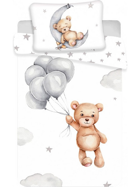 Bear Teddy Teddy Bear Kids Σετ Παπλωματοθήκης με Μαξιλαροθήκη 100x135, 40x60 εκ