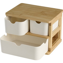 DAY ΚΟΥΤΙ ΑΠΟΘΗΚΕΥΣΗΣ BAMBOO-ΠΛΑΣΤΙΚΟ 19,5X15X15ΕΚ SCH102923K6
