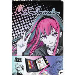 HappiHobbi Art Journal Manga Μαρκαδόροι Για 9+ Ετών
