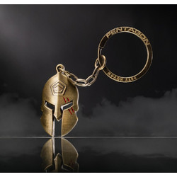 Pentagon Spartan Keyring K24009 - Μεταλλικό Tactical Μπρελόκ Σπαρτιάτικο Κράνος | Μπρούτζινο