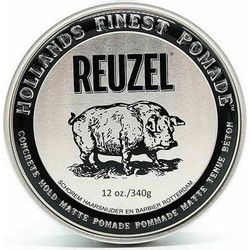 Reuzel Concrete Pomade Μαλλιών Matte Πολύ Δυνατό Κράτημα Κράτημα 340gr