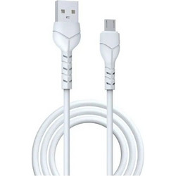 DEVIA KINTONE SERIES CHARGING CABLE 1M (2,1A) - MICRO USB - WHITE