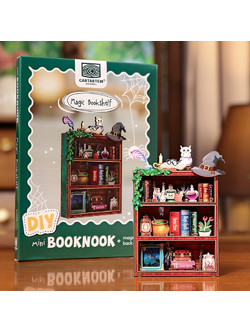 Cartartem Magic Bookshelf 3D Book Nook DIY 9.7cm CT103