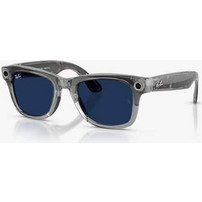 Ray-Ban Meta Wayfarer Gen2 Έξυπνα Γυαλιά με AI, Μέγεθος 50-22, Φακός Transitions Sapphire, Γυαλιστερό Διαφανές Γκρι EU