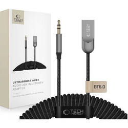 Tech-protect Ultraboost Au04 Audio Adapter Aux Bluetooth 6.0 Grey