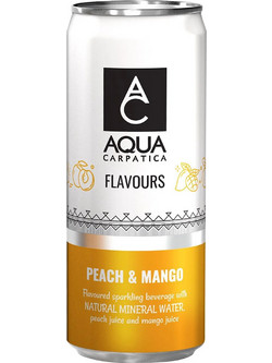 Αναψυκτικό με Γεύση Ροδάκινο & Μάνγκο AQUA Carpatica 330gr