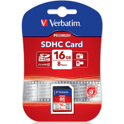 Verbatim SDHC 16GB Class 10 U1 V10 UHS-I